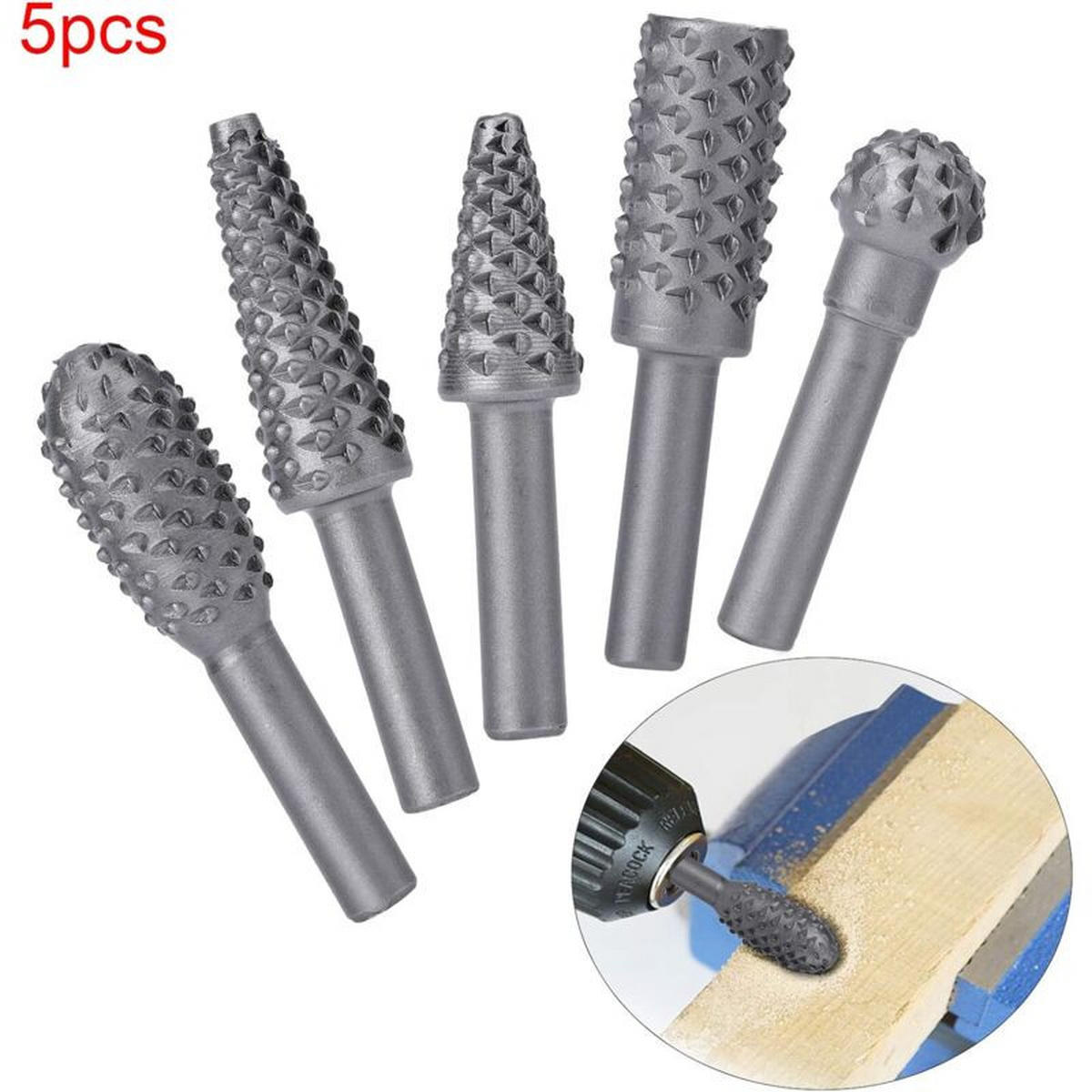 BIT-SATZ,MASSIVE Stahlfeile - Silberfarben, Metall (10/7/1.5cm) - LIBRATON