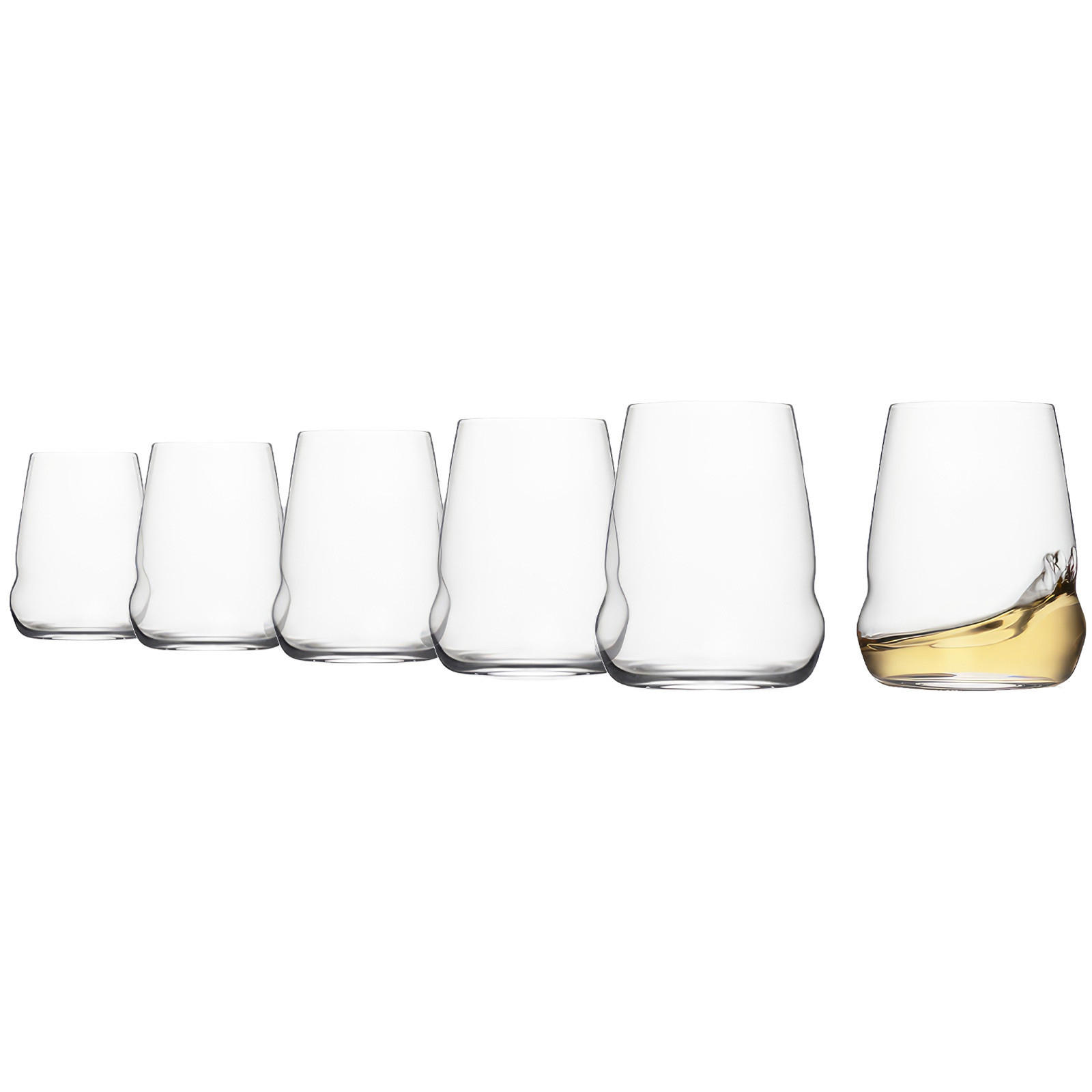 WEISSWEINBECHER Cocoon transparent 447 ml 6er Set - Transparent, Glas (0.446L) - Stölzle Lausitz