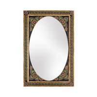 SPIEGEL aus mehrfarbigem Mangoholz 90x60cm - Chromfarben, Glas (61/92/2cm) - Giner y Colomer