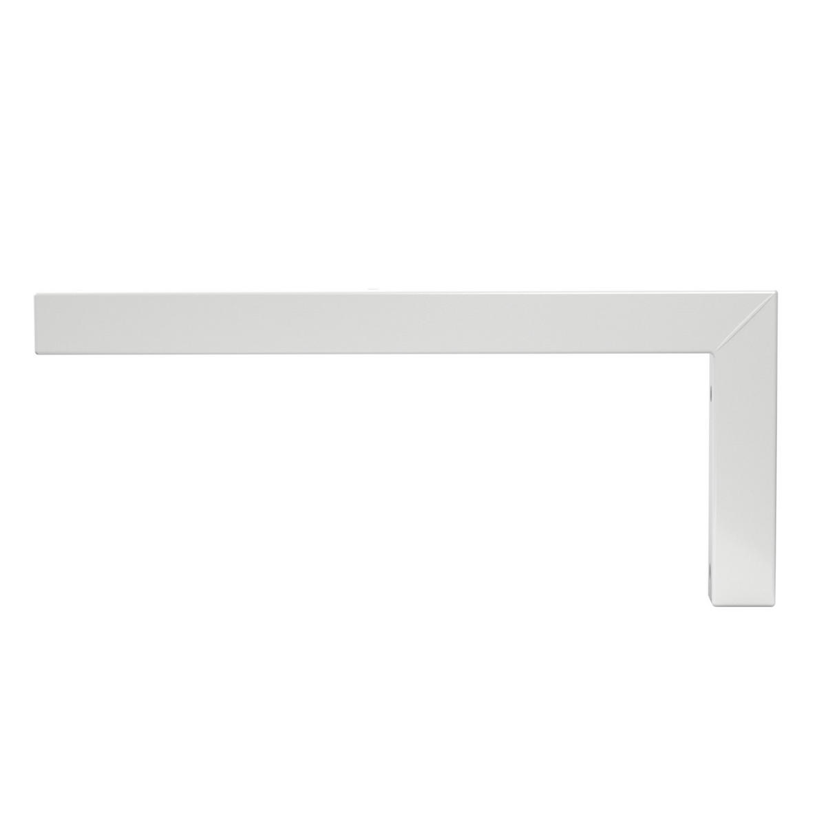 REGALHALTERUNG - Weiß, Metall (15/3/35cm) - ML-DESIGN