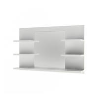 BADSPIEGELSCHRANK Wilbur Weiß 78 x 50 cm mit Regalen - Weiß, Holzwerkstoff (78/50/13.6cm) - Vicco