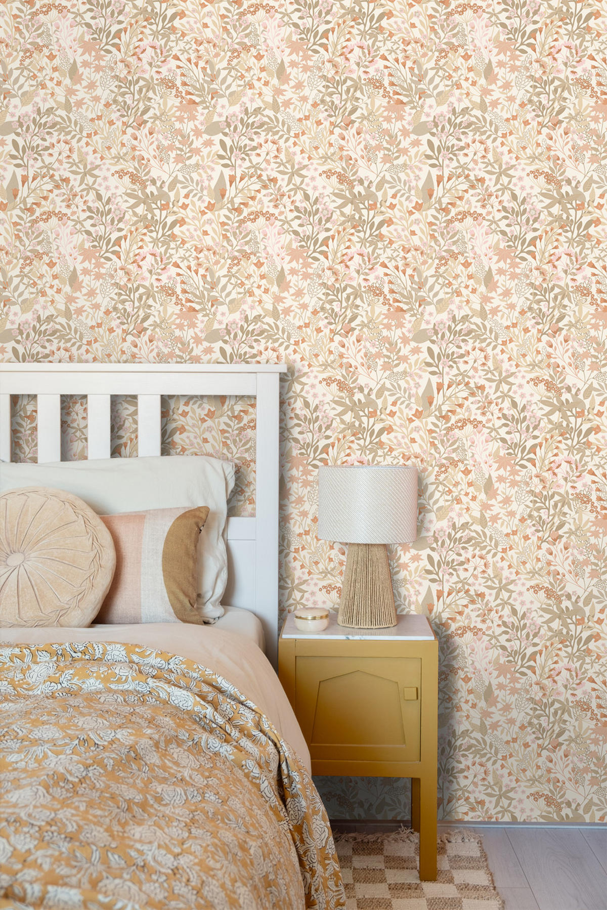 TAPETE Feldblumen 50 x 900 cm - Beige, Papier (50/900cm) - ESTAhome