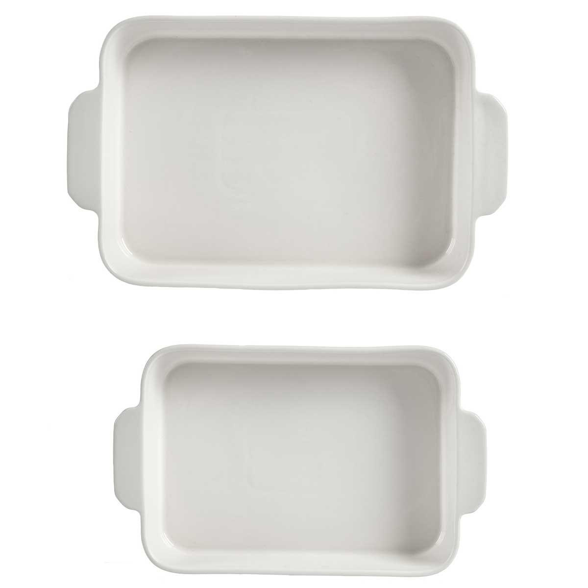 AUFLAUFFORM Porzellan 2er-Set - Weiß, Keramik (36cm) - Vessia