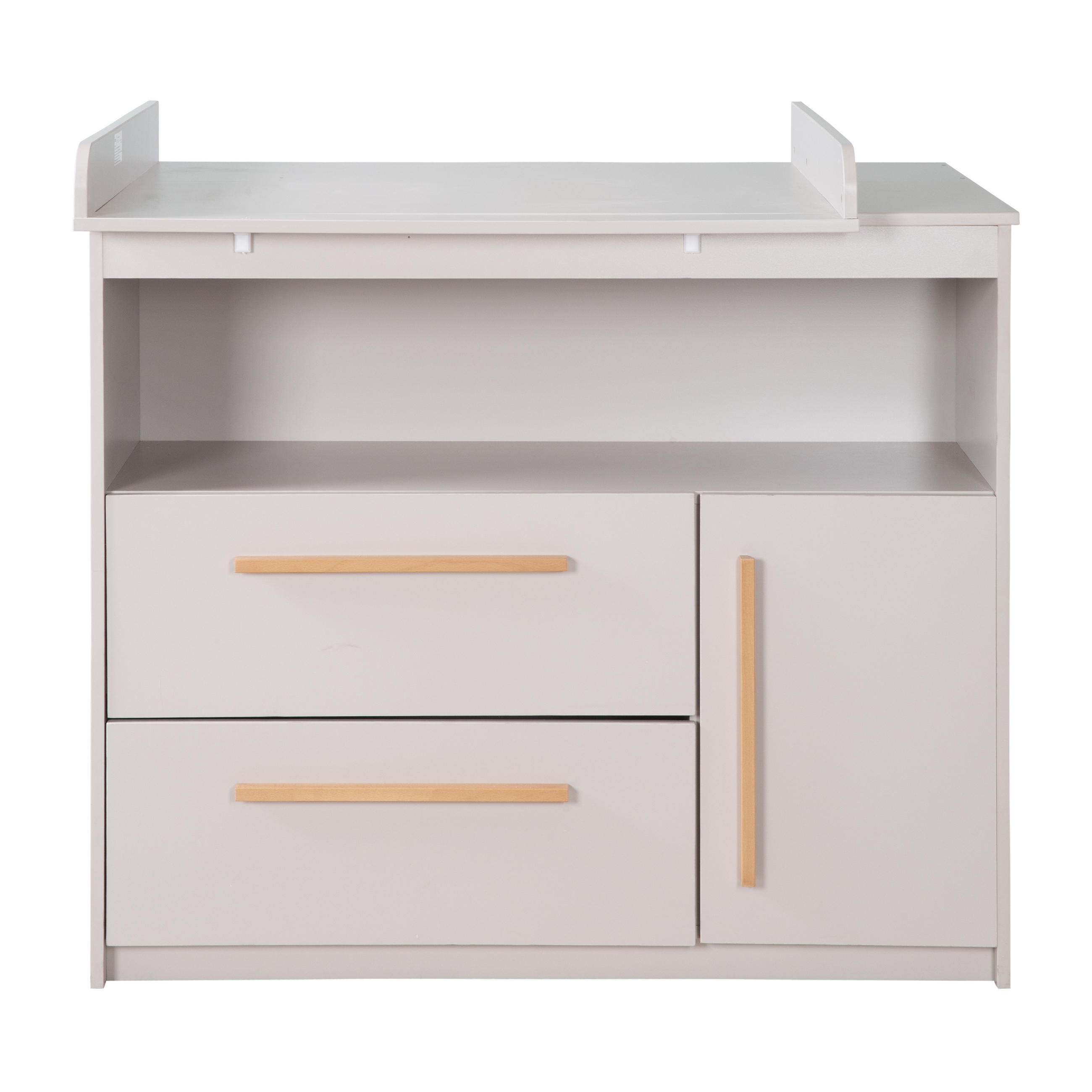 WICKELKOMMODE Lea - Grau, Holz/Holzwerkstoff (107/98/75cm) - Roba