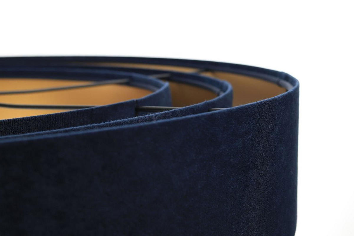 HÄNGELEUCHTE Blau 60/20 cm - Weiß, Kunststoff (60/1.5/20cm) - ONZENO