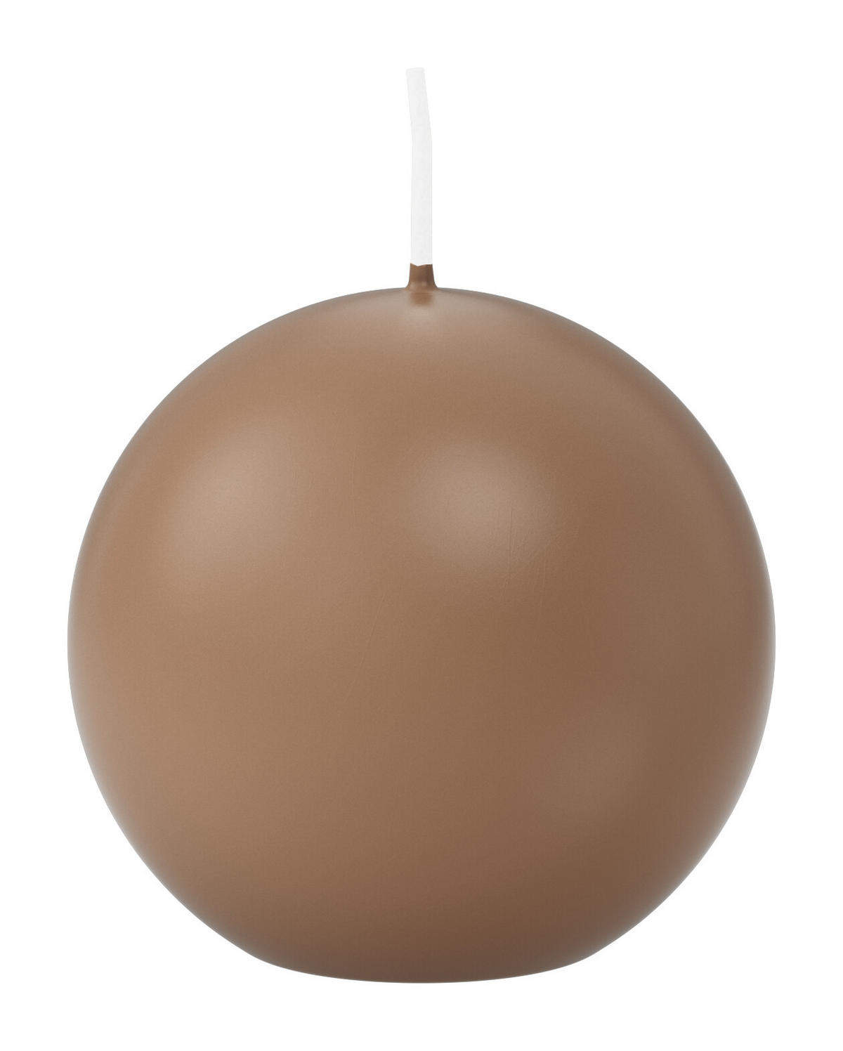KUGELKERZEN Caramel Ø 6 cm, 16 Stück - Beige, Paraffin (6/6/6cm) - Wiedemann Kerzen
