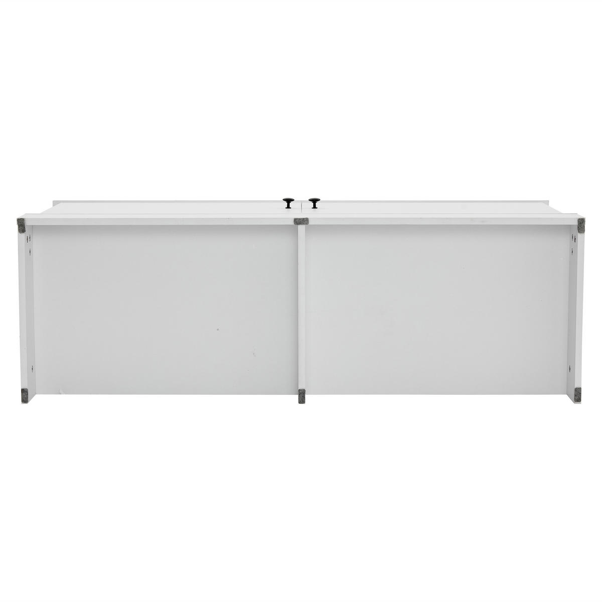 GARDEROBE Weiß Schuhbank Schuhschrank verstellbare Regale Flur - Weiß, Holzwerkstoff (120/190/40cm) - FLIEKS