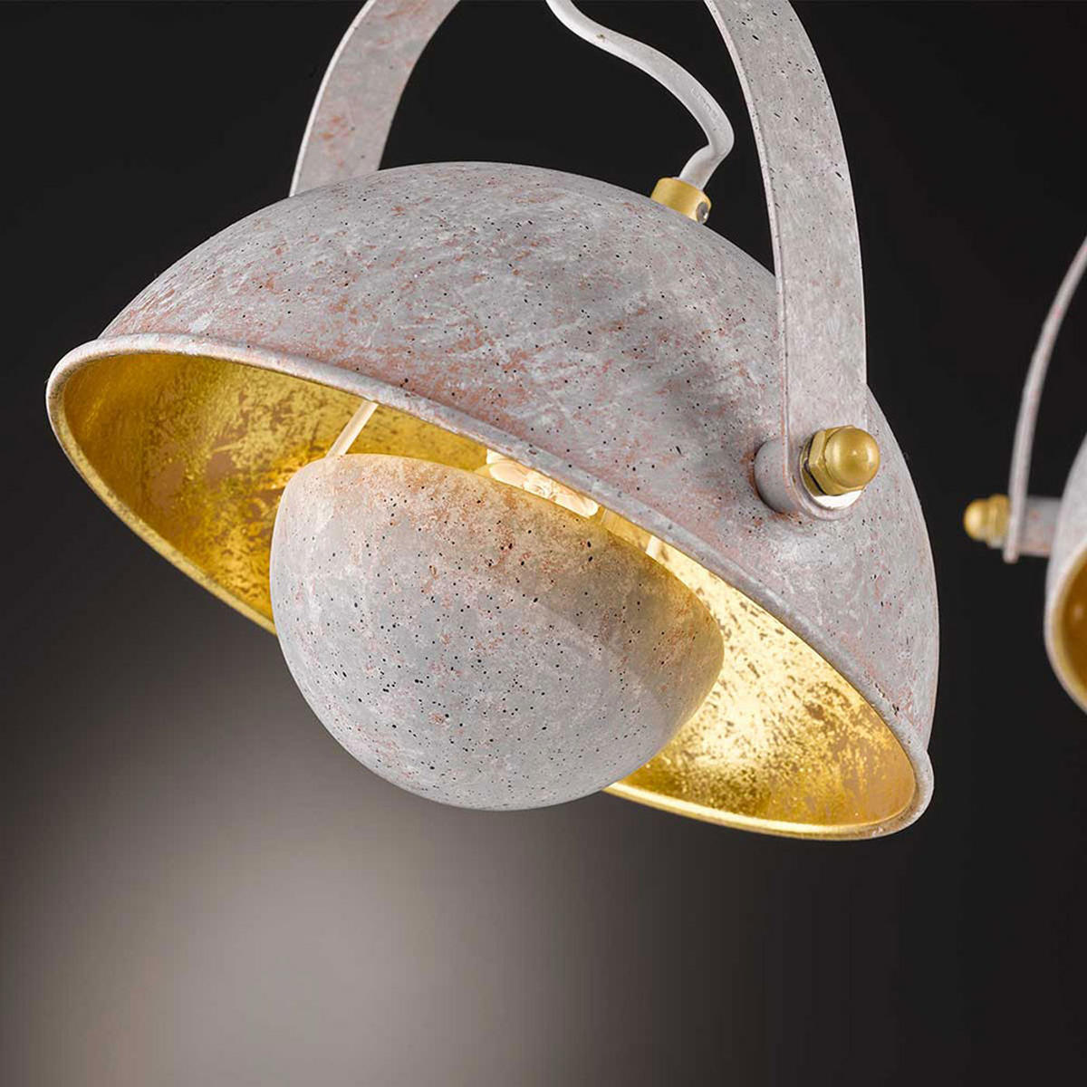 LED HÄNGELEUCHTE MONA Metall Grau 3 flammig - Grau, Metall (20.8/94.8/150cm) - Wofi
