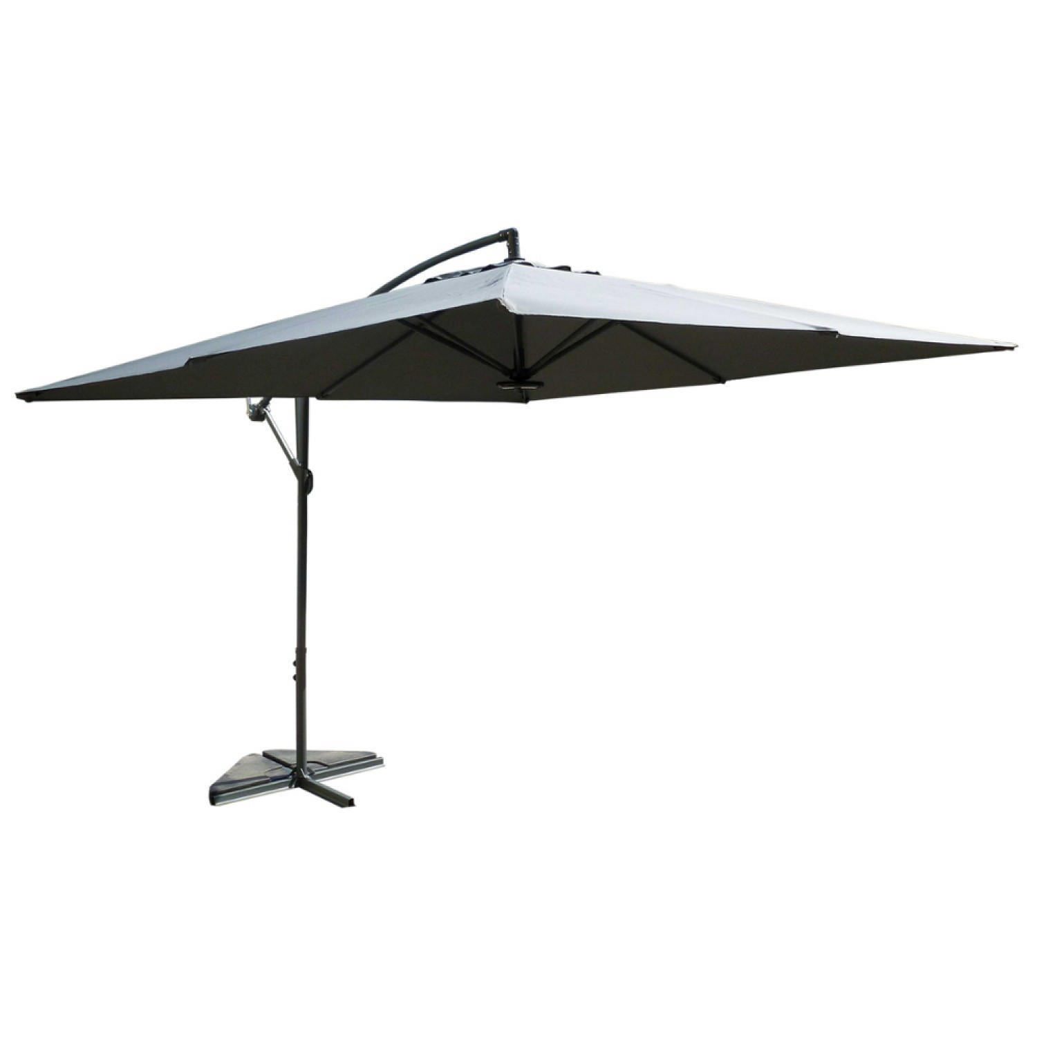 Concept Usine Ampelschirm Grau 300x300 cm