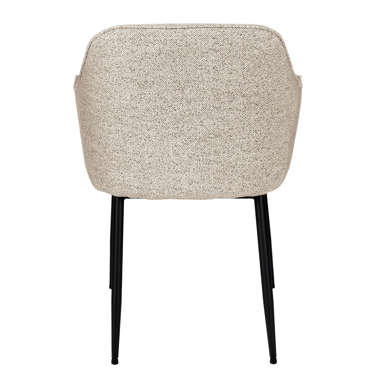 ARMLEHNENSTUHL - 2er-Set - Beige, Textil/Metall (58/83/55cm) - home24