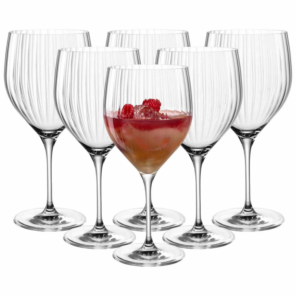 COCKTAILGLÄSER Poesia transparent 750 ml 6er Set - Transparent, Glas (0.75L) - Leonardo Living