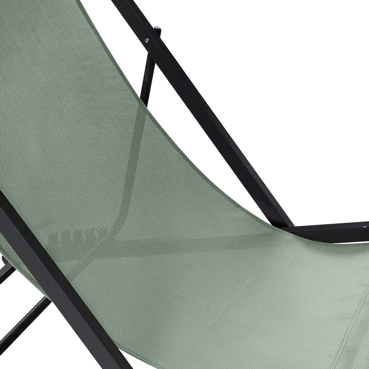 GARTEN-RELAXSESSEL Grün 58/92/93 cm - Grün, Metall (58/93/92cm) - Mobili Rebecca