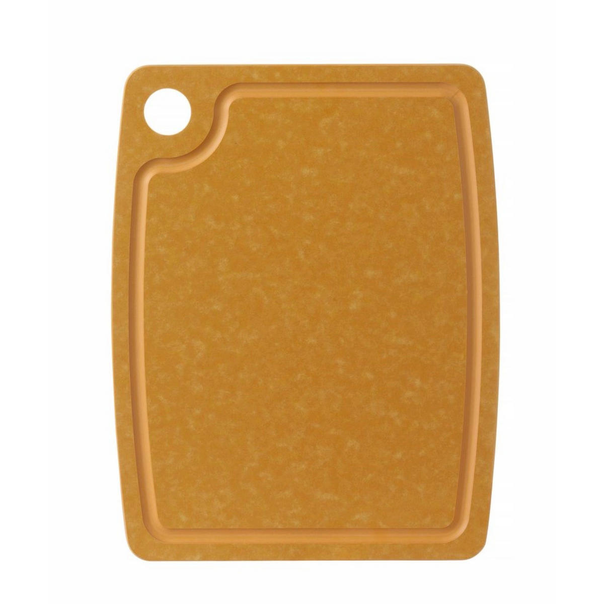 SCHNEIDEBRETT , rutschfest, spülmaschinenfest, braune Holzfaser, 37 x 27,5 cm - Braun, Keramik (28/37cm) - Hendi