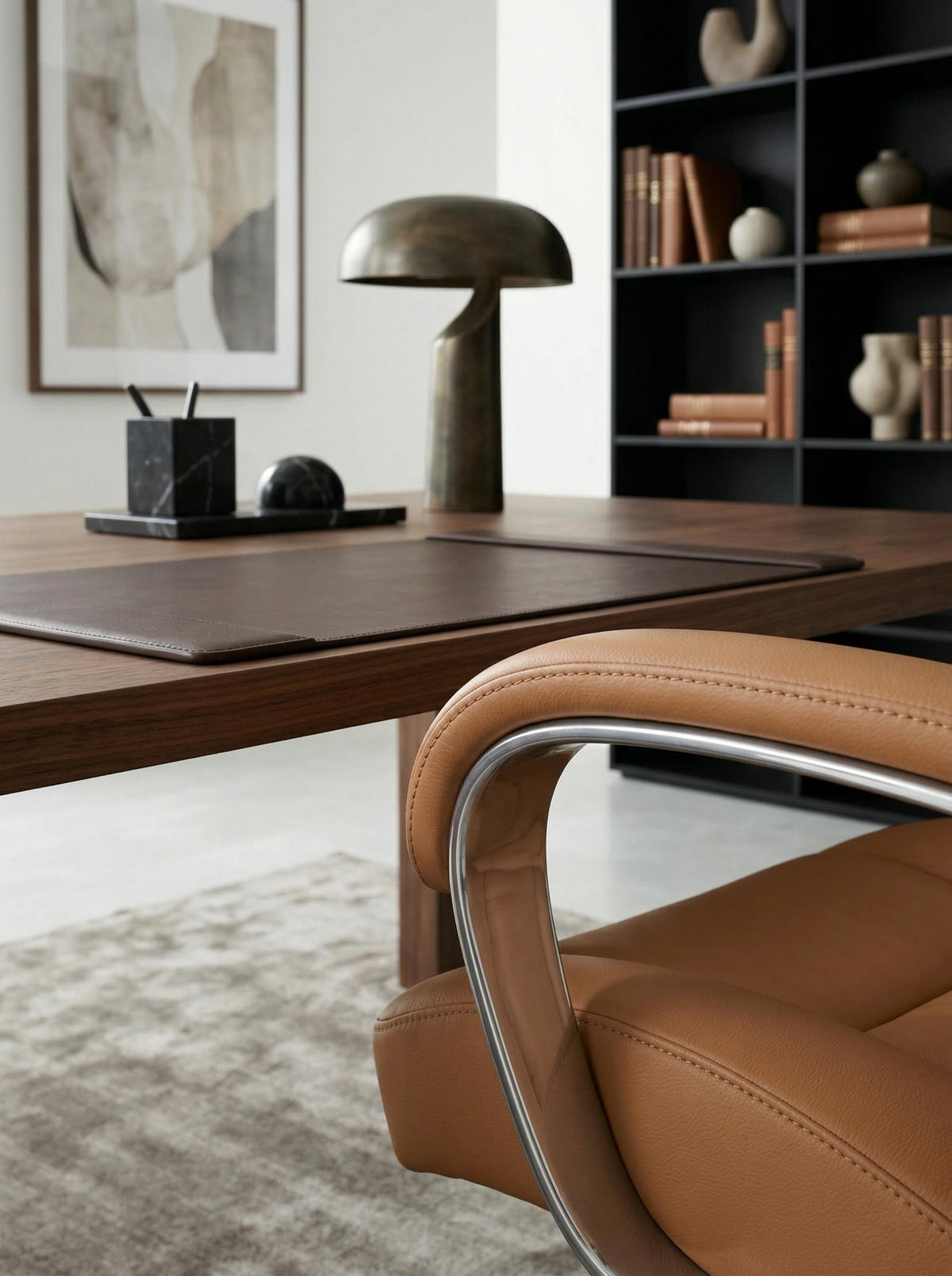 CHEFSESSEL Leder mit Multiblockwippmechanik bis 120 kg MIRON, Beige 67x67x137 cm - Beige/Silberfarben, Leder/Metall (67/137/67cm) - KADIMA DESIGN