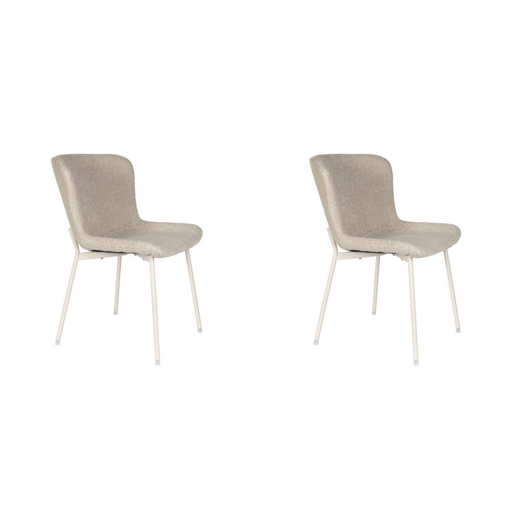 ESSZIMMERSTUHL Marion - Weiß - 60/50/79 cm - 2er-Set - Weiß, Metall (50/79/60cm)