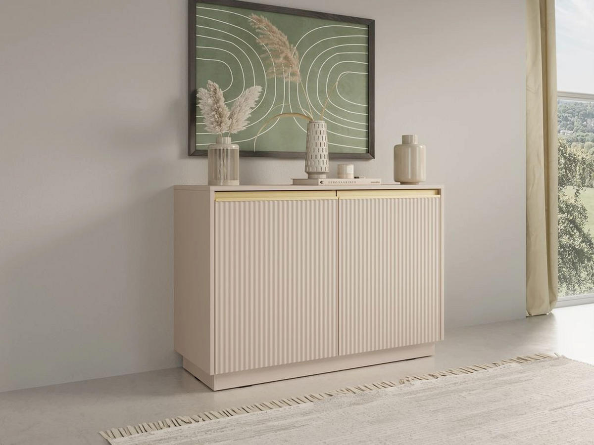 KOMMODE – 104 cm – Royal – Beige - Beige, Holzwerkstoff (103.5/71.4/39cm) - hi-markt