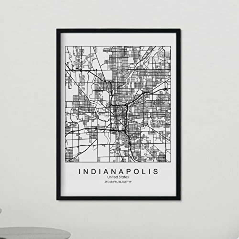 POSTER Indianapolis Us-Film A3 Rahmenlos - Klar, Papier (29.7/5/42cm) - Nacnic