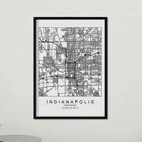 POSTER Indianapolis Us-Film A3 Rahmenlos - Klar, Papier (29.7/5/42cm) - Nacnic