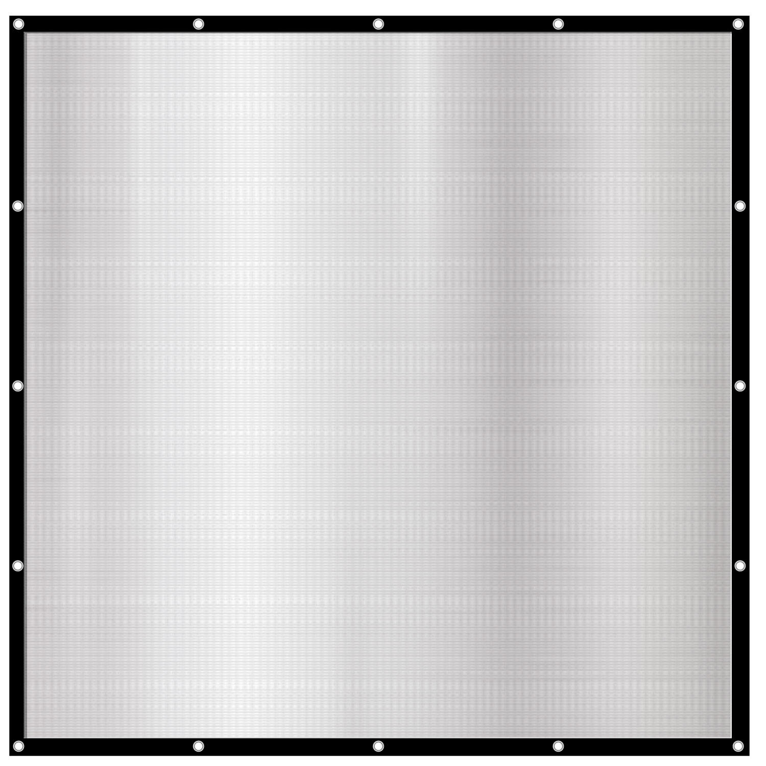 Amanka Aluminium-Schattennetz Grau 200x200 cm