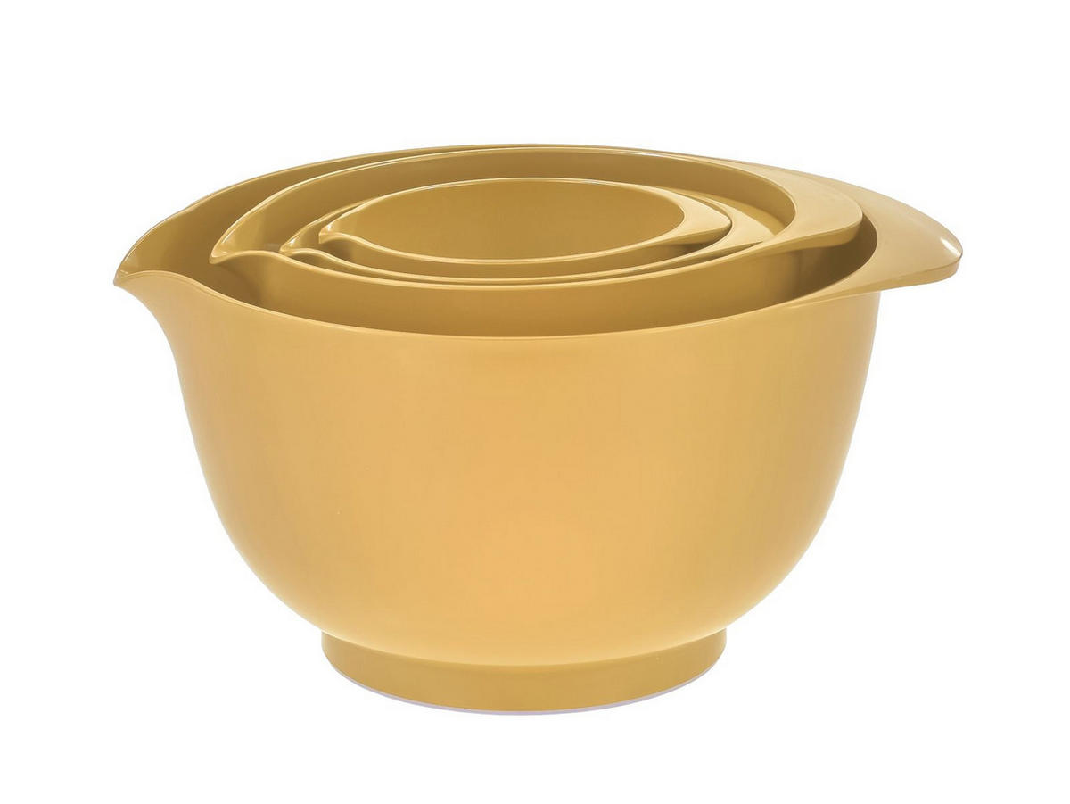 RÜHRSCHÜSSEL-SET Margrethe New gelb (4tlg) - Gelb, Kunststoff (21/15cm) - Rosti