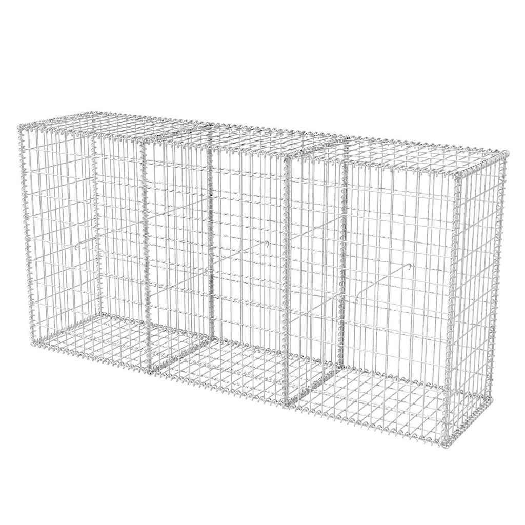 vidaXL Gartenzaun, Silber 50x100 cm