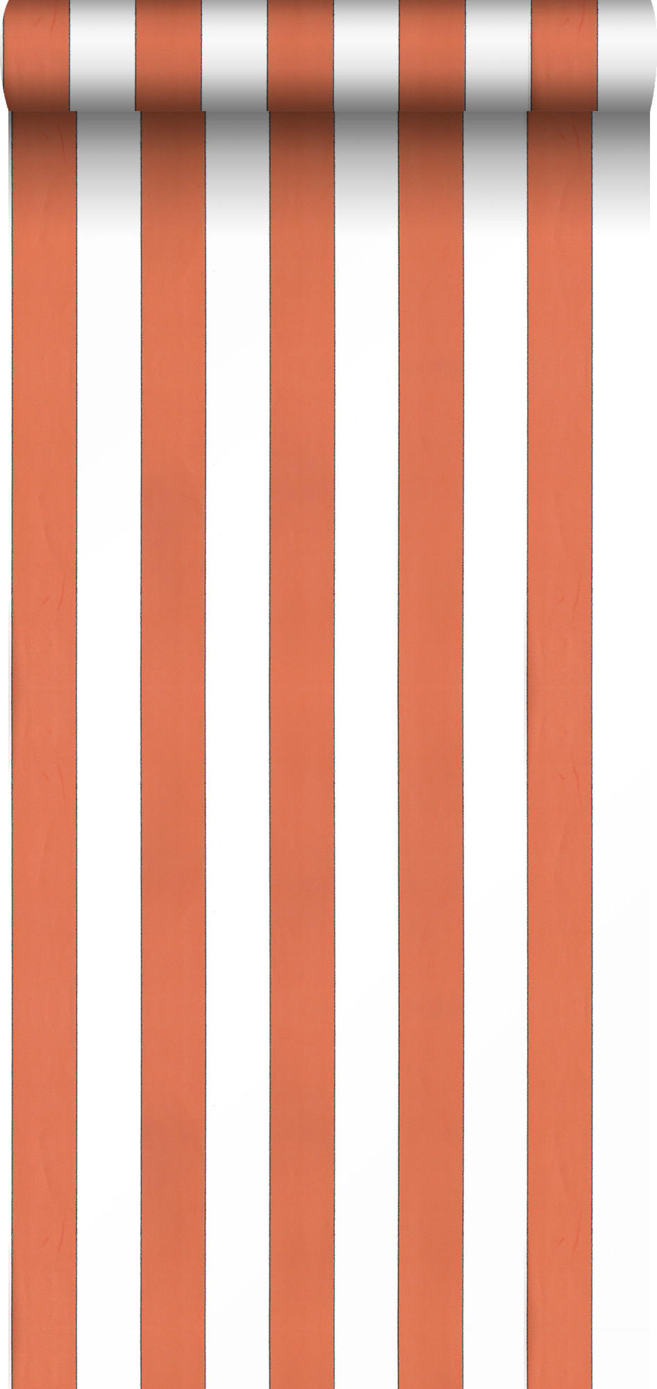 TAPETE Streifen 53 cm x 10.05 m - Terracotta, Papier (53/0.1cm) - Sanders & Sanders