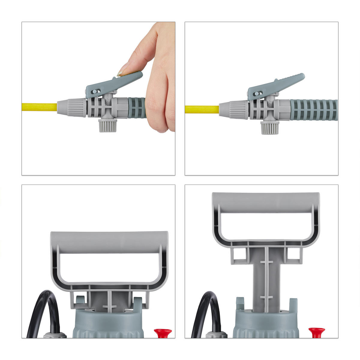 DRUCKSPRÜHER - Weiß, Kunststoff (65/45/17.5cm) - Relaxdays