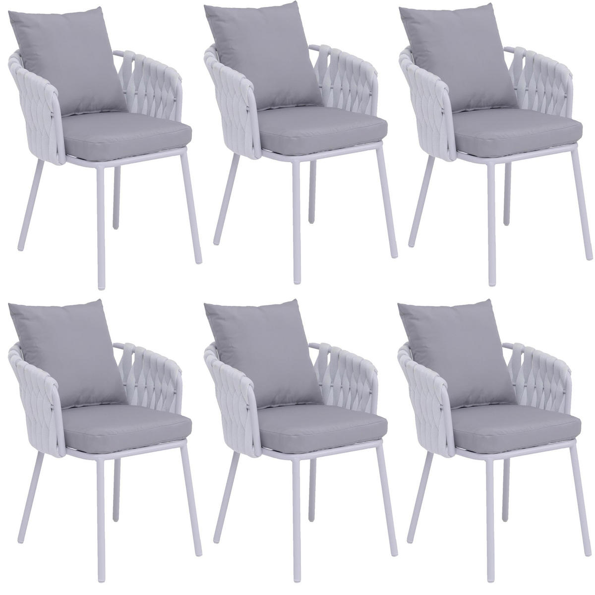 ESSZIMMERSTUHL Hellgrau - Hellgrau, Textil (56/71/57cm) - MCW