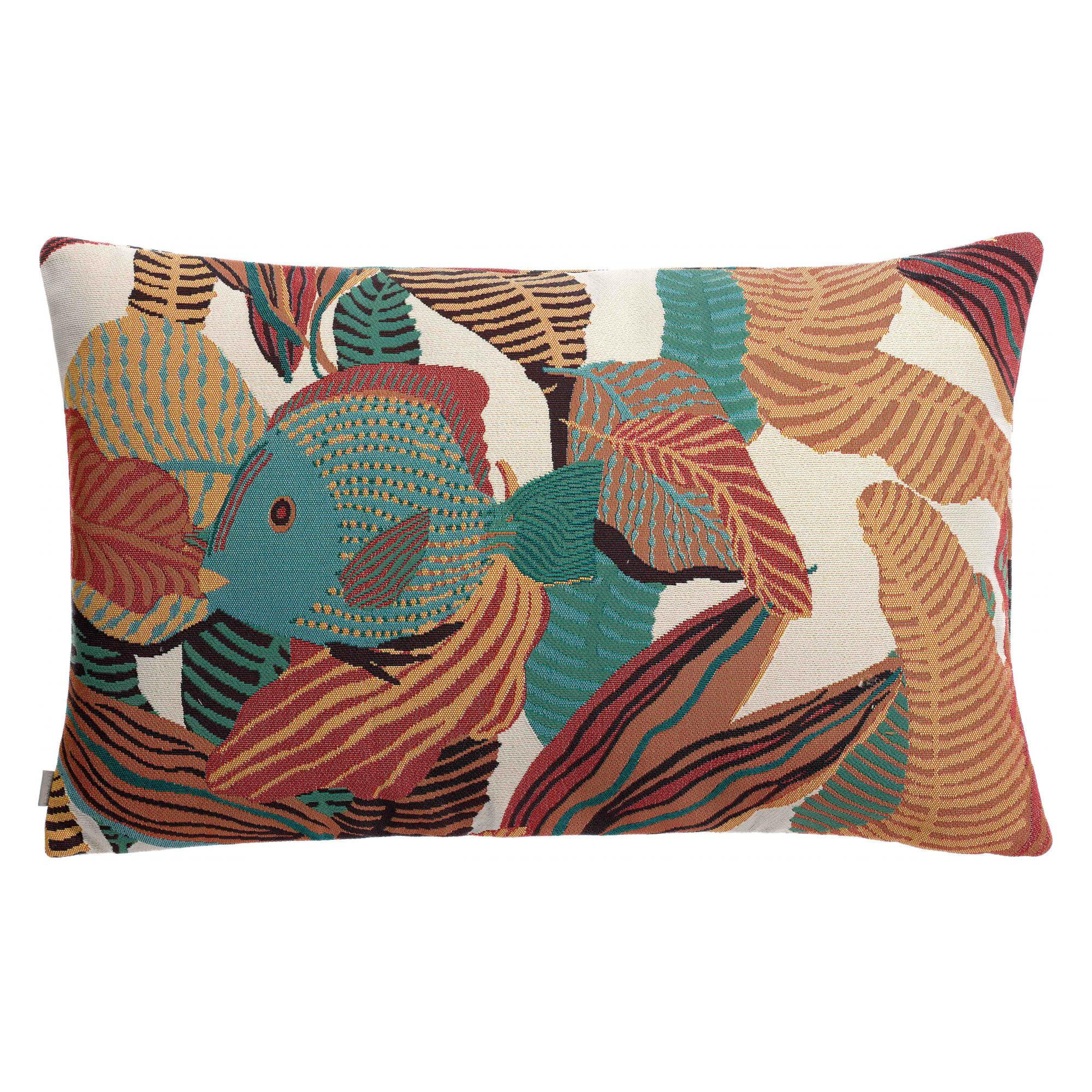 OUTDOOR-KISSEN Dori papaya 40 x 65 cm - Rosa, Textil (40/65cm) - Vivaraise