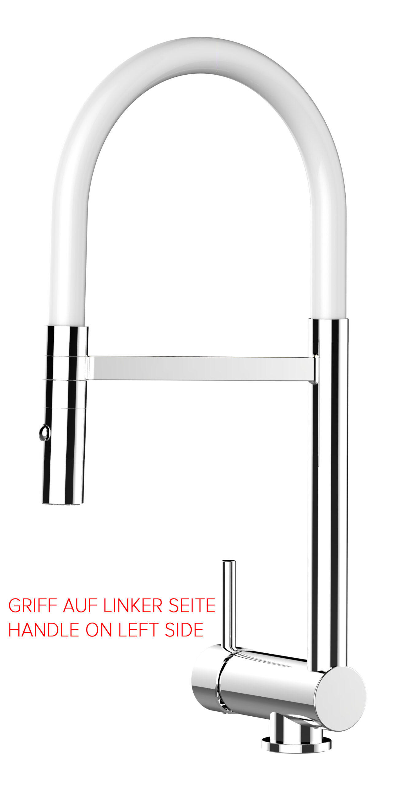 Vizio Vorfenster-Küchenarmatur, Weiß 21.3x48.2x21.3 cm