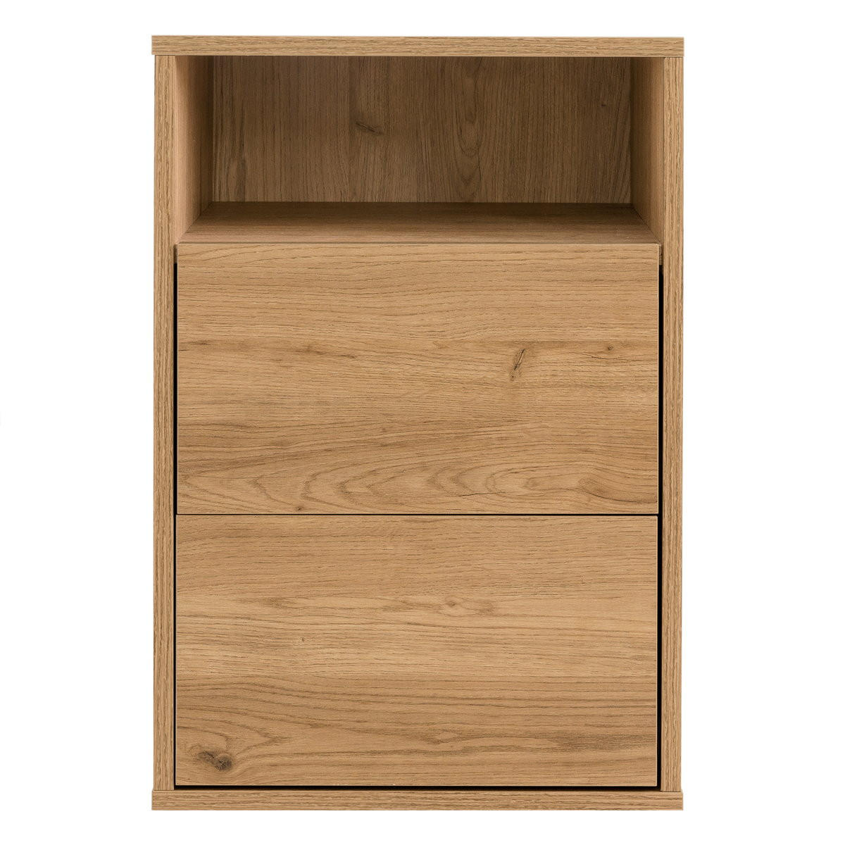 NACHTTISCH Hegas Natur 42 cm x 62.3 cm - Braun, Holzwerkstoff (42/62/40cm) - Kenay Home