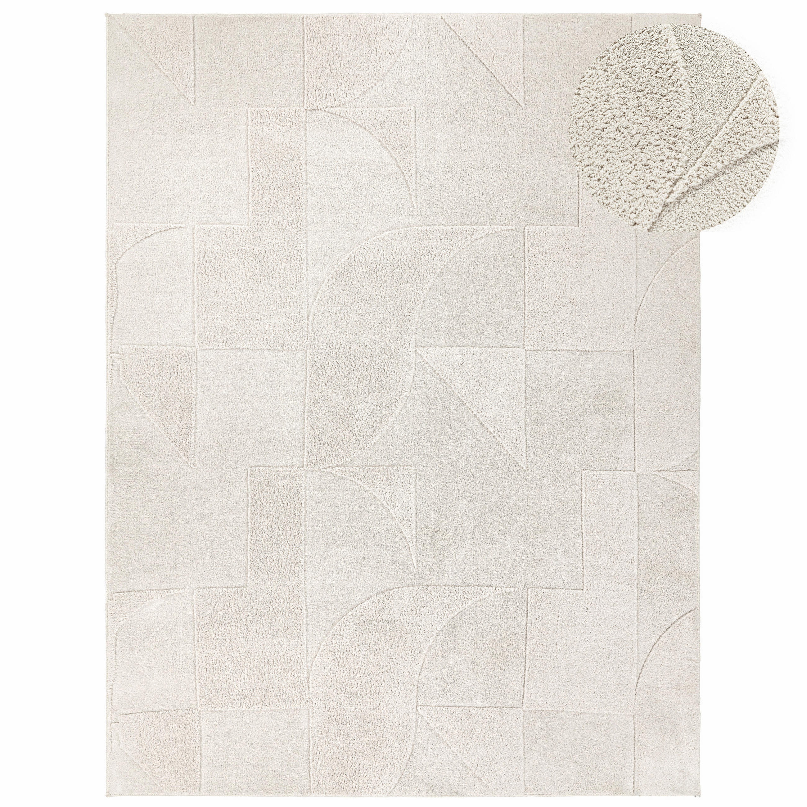 HOCHFLORTEPPICH 120/160 cm Tokio 472 - Creme, Textil (120/160cm) - Paco Home