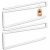 PAPIERROLLENHALTER (2-tlg. Set) - Weiß, Metall (1.1/10/26cm) - Intirilife