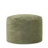 SITZPOUF Rund Milano - Salbeigrün, Textil (55/35/55cm) - icon