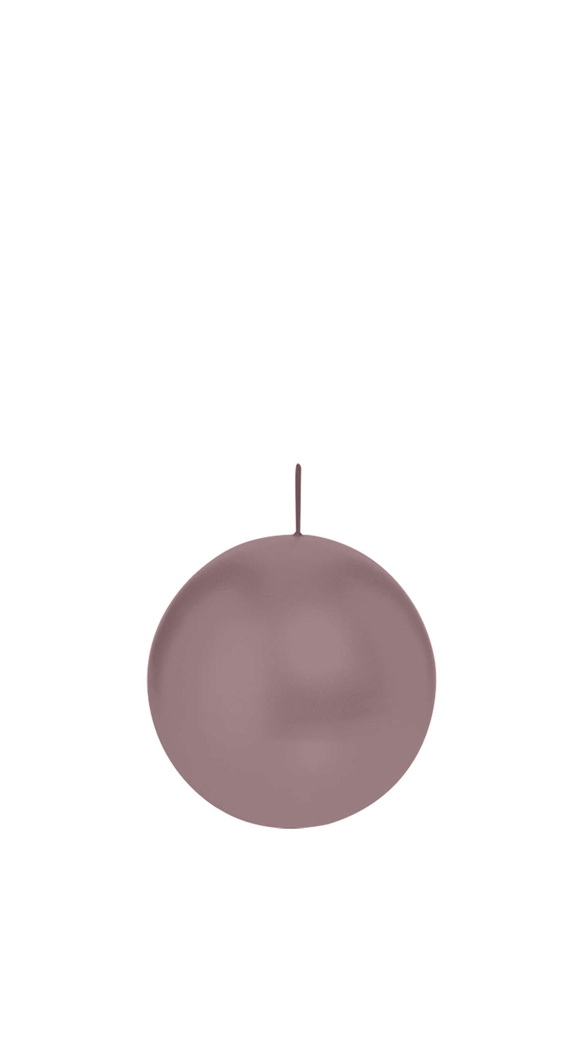 KUGELKERZEN Mauve Lila Ø 6 cm, 16 Stück - Mauve, Paraffin (6/6/6cm) - Wiedemann Kerzen