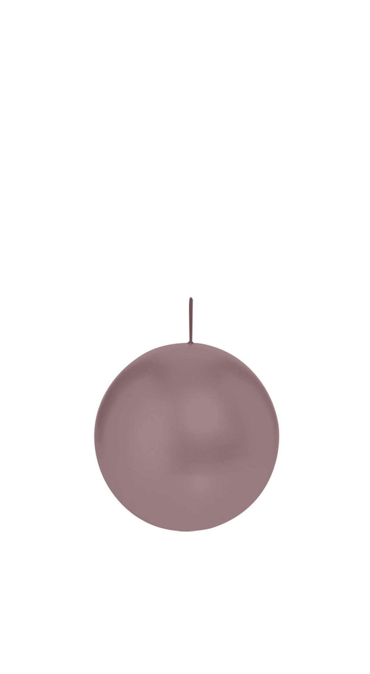 KUGELKERZEN Mauve Lila Ø 6 cm, 16 Stück - Mauve, Paraffin (6/6/6cm) - Wiedemann Kerzen