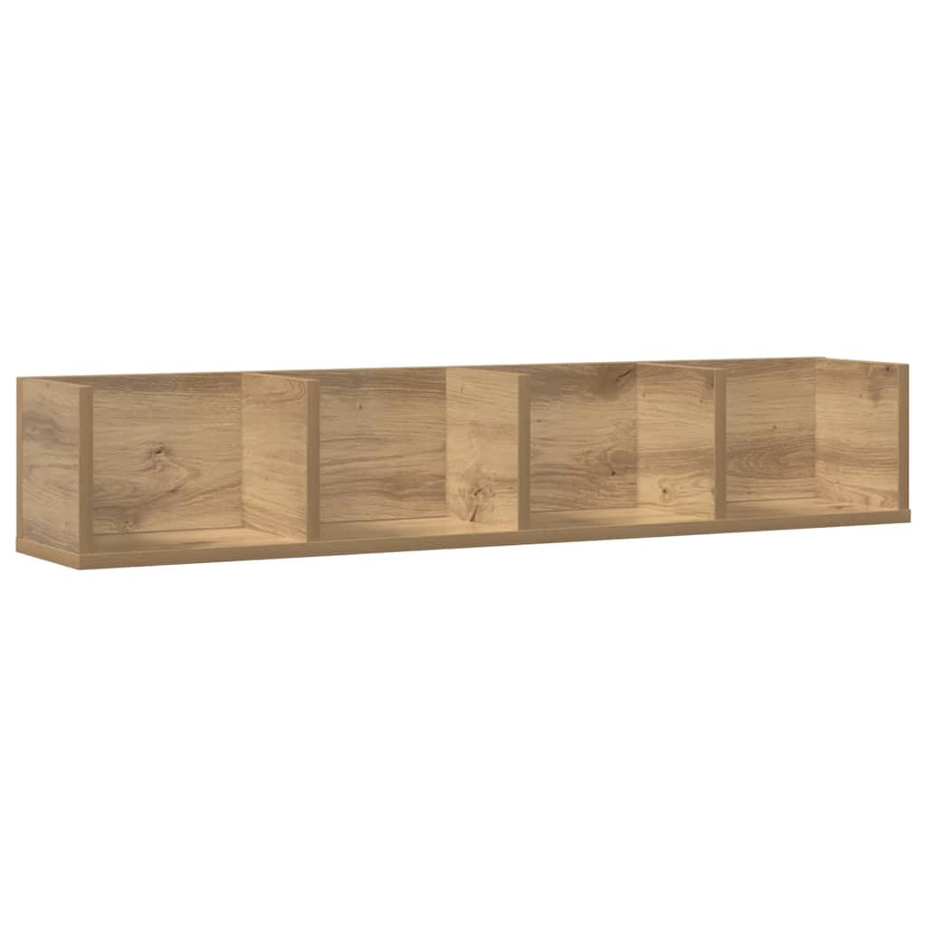 CD-WANDREGAL Artisan-Eiche 100/18/18 Cm Holzwerkstoff - Braun, Holzwerkstoff (18/18/100cm) - vidaXL