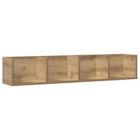 CD-WANDREGAL Artisan-Eiche 100/18/18 Cm Holzwerkstoff - Braun, Holzwerkstoff (18/18/100cm) - vidaXL