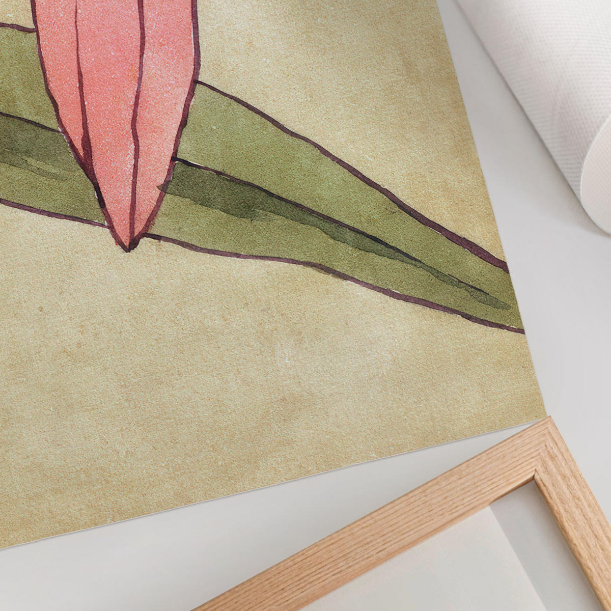 POSTER - 84x59 cm (A1) - Hannah Borger Overbeck - Amaryllis - Grün, Textil (84/59.4/0.1cm) - TULUP