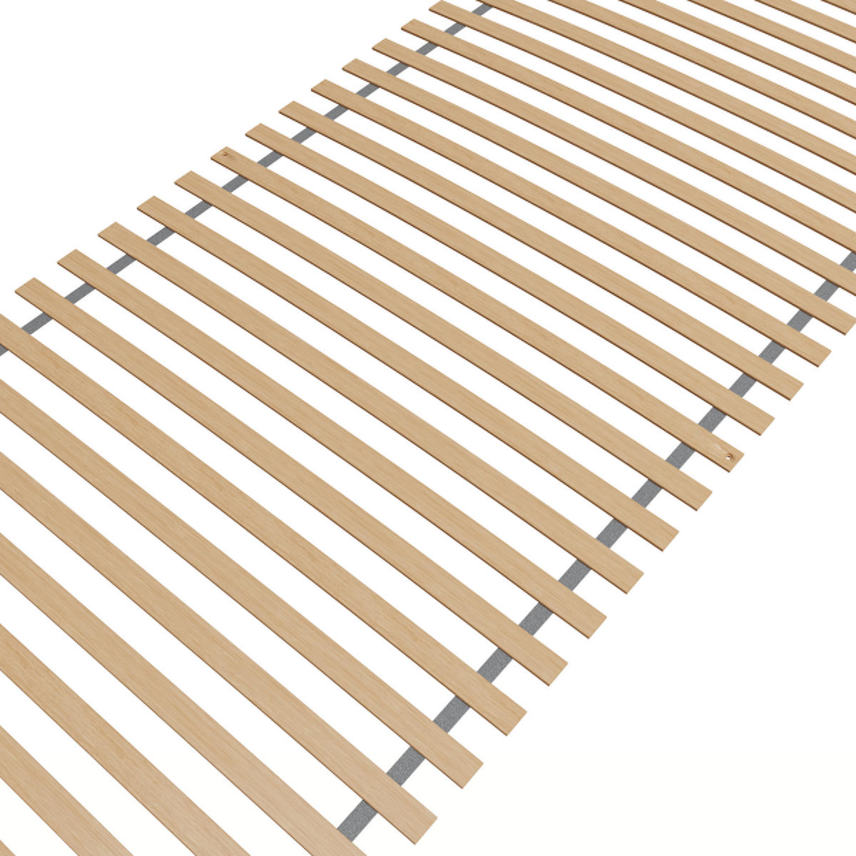 ROLLROST 90x200, fertig montiert und gerollt, Lattenrost aus Buchenholz, 28 Latten - Buchefarben, Holz (90/200cm) - Sleepneo