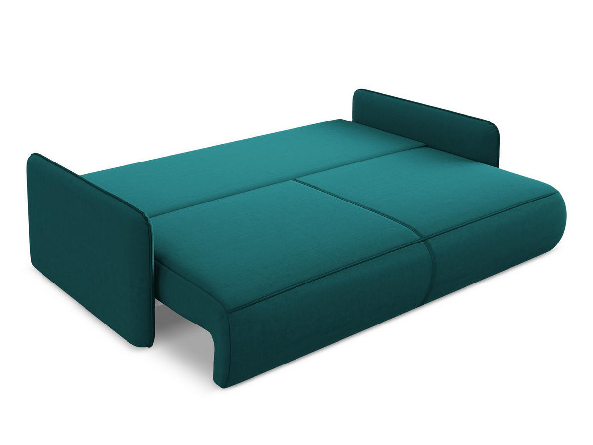 ECKSOFA mit Schlaffunktion Strukturstoff Stoff Orange - Terracotta/Schwarz, Kunststoff/Textil (240/148cm) - Makamii