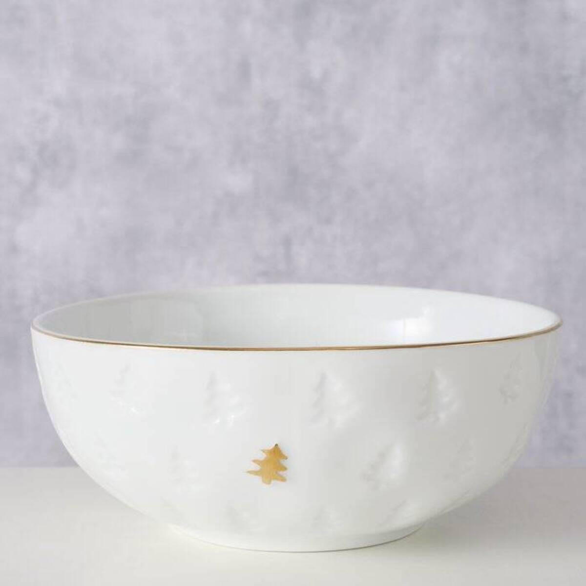 SCHÜSSEL Porzellan Pino Ø14,5 cm - Weiß, Keramik (14.5cm) - Boltze Home