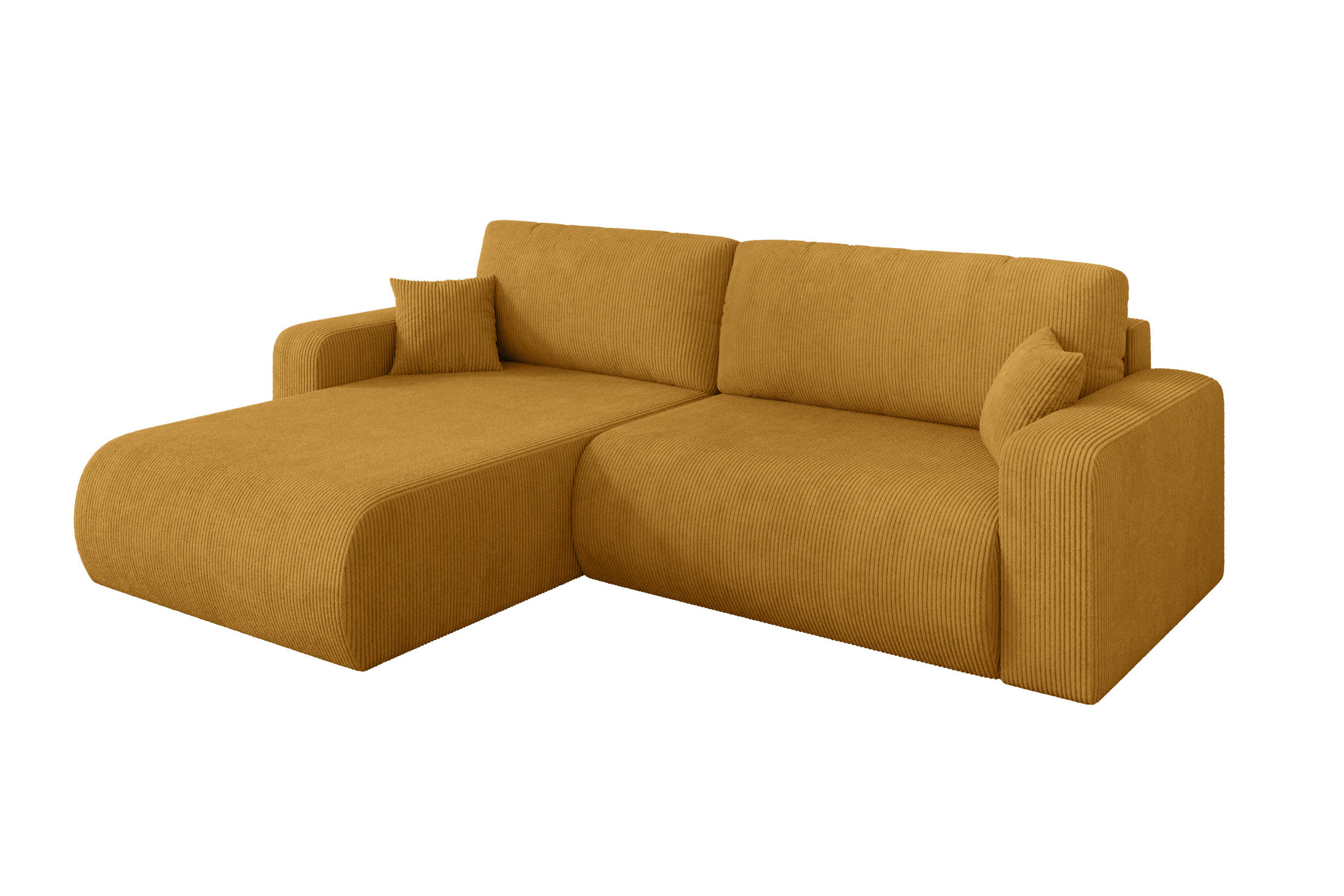 Altdecor Ecksofa Dunkelgelb 276x193 cm