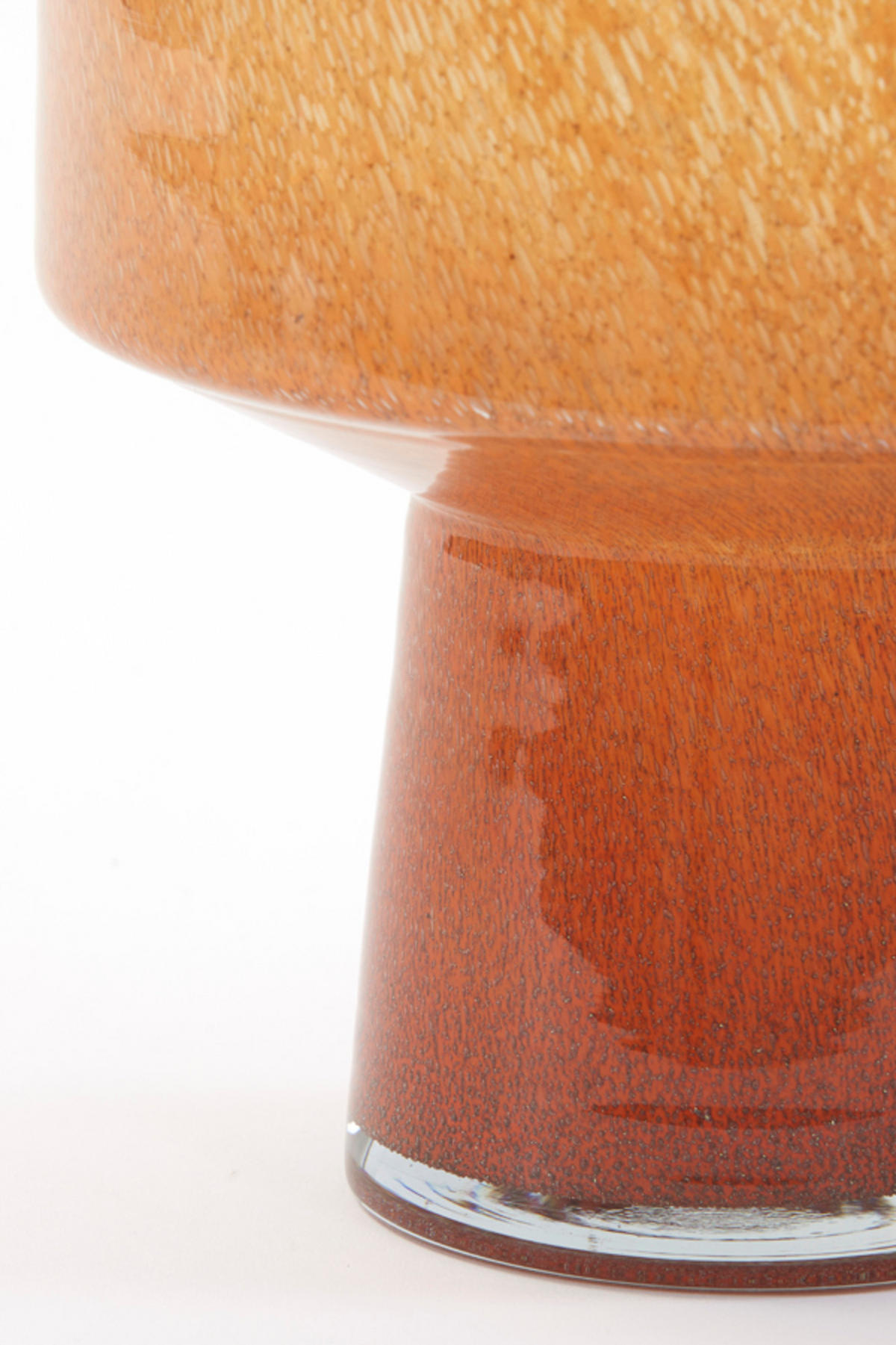 VASE Trasmo Orange Ø23,5/42 cm - Orange, Glas (23.5/42cm) - Light & Living