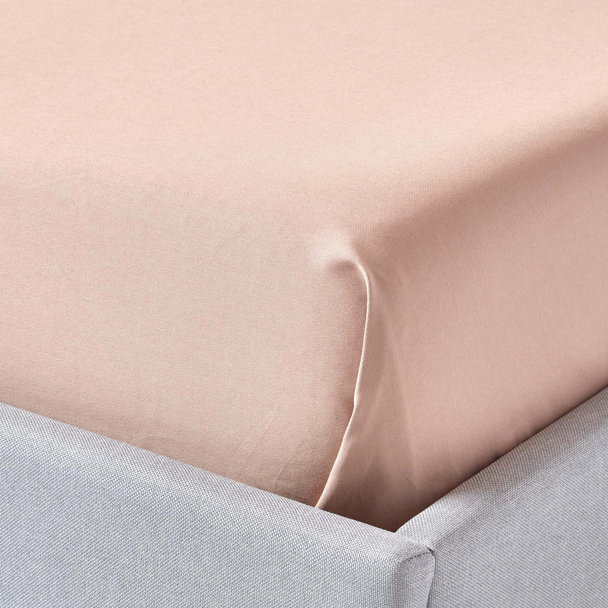 BETTLAKEN ohne Gummizug, Ägyptische Baumwolle, Fadendichte 1000 - Beige, Textil (270/300cm) - Homescapes