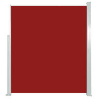 AUSZIEHBARE Seitenmarkise 160x500 cm Rot - Rot, Textil (5/160/500cm) - furnicato