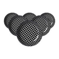 SUPPENTELLER Takeo Swing schwarz-weiß ø 20,5 cm 6er Set - Schwarz/Weiß, Keramik (20.5cm) - Ritzenhoff Breker