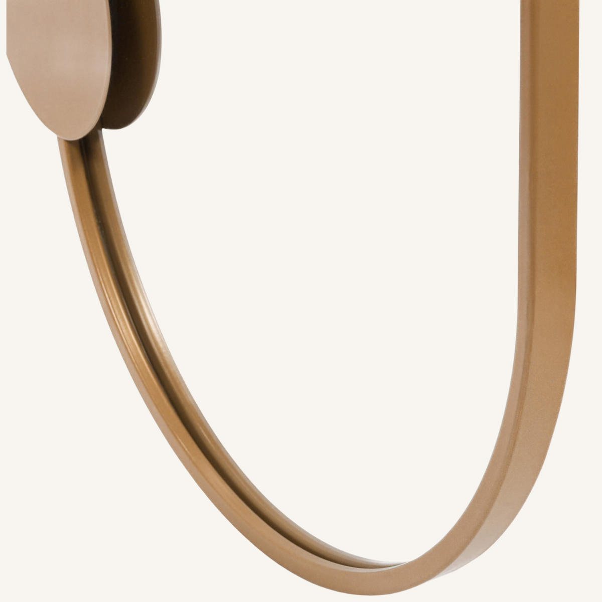 WANDSPIEGEL Saana 46/76 cm - Goldfarben, Metall (50/76/4cm) - STILOVO
