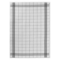 GESCHIRRTUCH Carreaux schwarz 50 x 70 cm - Schwarz, Textil (70/50cm) - Winkler
