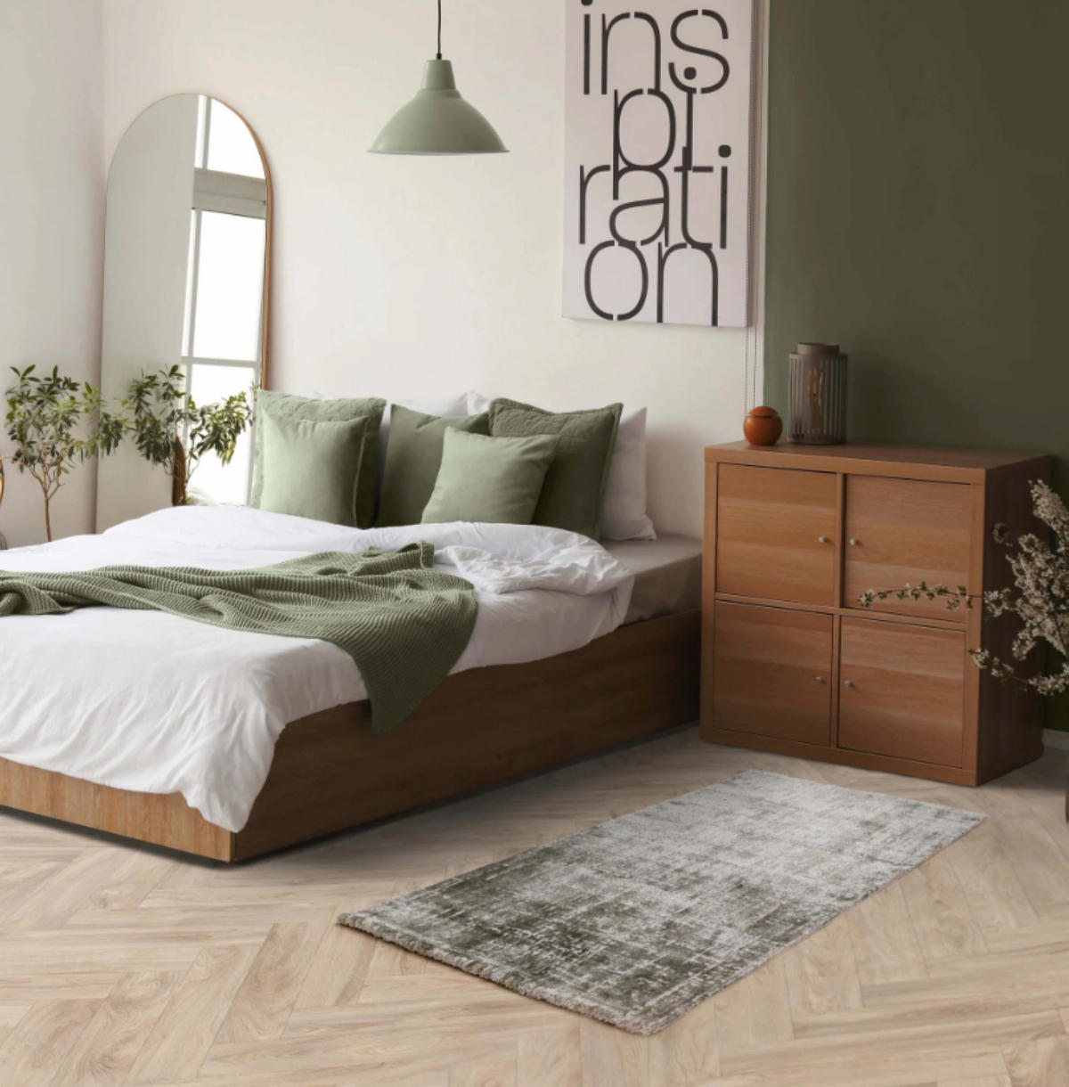 TEPPICH modern Wohn-/Schlafzimmer ZUKA SYNO Grün 200 x 290 cm - Grün, Textil (200/290cm) - Novatrend